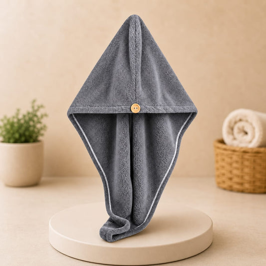 Premium Turby Hair Drying Towel Wrap – Soft, Absorbent & Comfortable