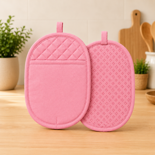Premium Pink Oval Pocket Mit