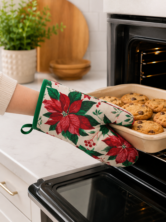 Premium Oven Mitt | One Side Dyed, One Side Print