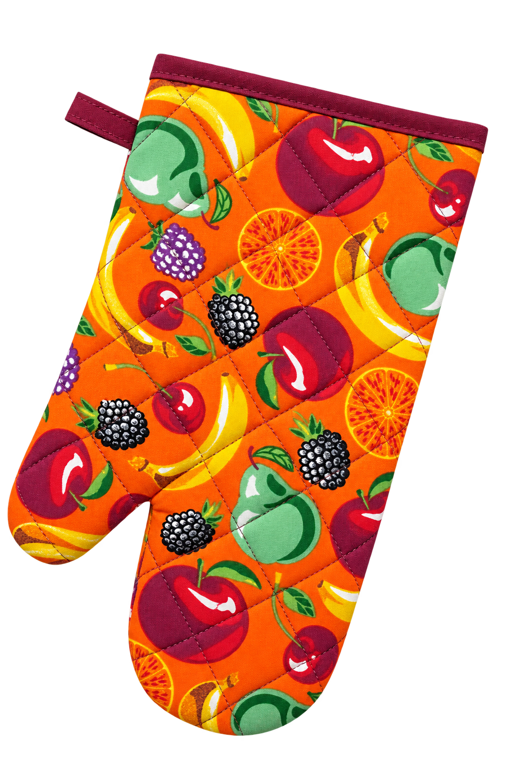 Premium Quilted Oven Mitt | Fabric 100% Cotton