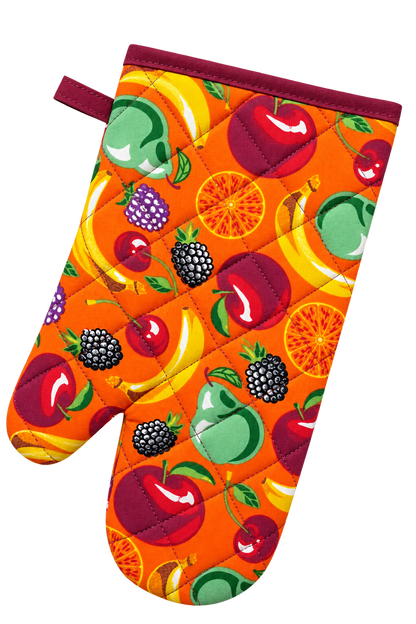 Premium Quilted Oven Mitt | Fabric 100% Cotton